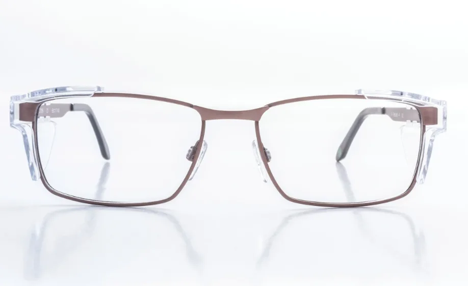 RILEY R105 CLASSIC METAL RX FRAME FOR PRESCRIPTION SAFETY GLASSES - Image 2
