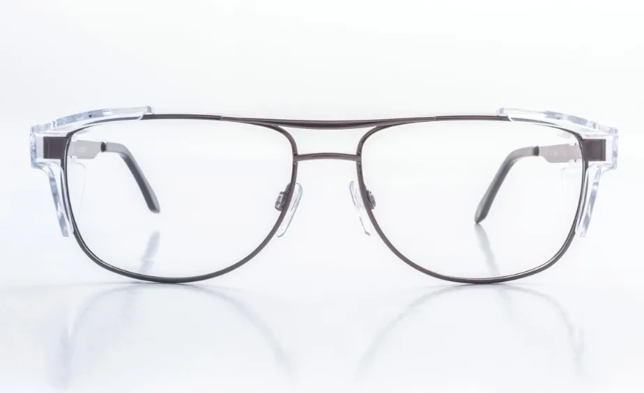 RILEY R101 CLASSIC METAL RX FRAME FOR PRESCRIPTION SAFETY GLASSES - Image 2