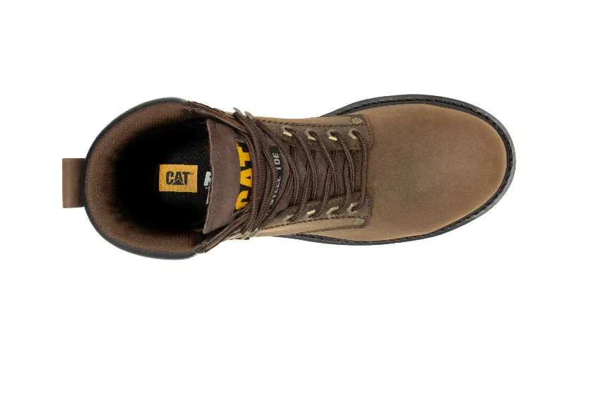 CATERPILLAR SECOND SHIFT ANSI F2413-11 I/75 C/75 P91660 STEEL TOE DARK BROWN WATERPROOF WORK BOOTS - Image 3