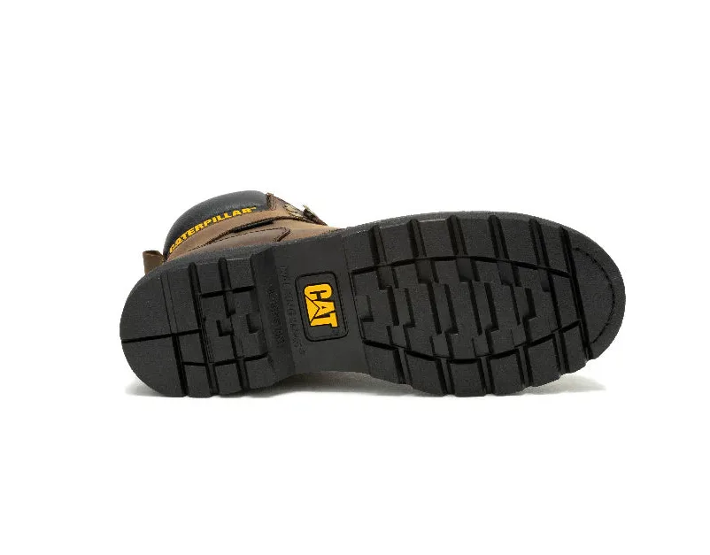 CATERPILLAR SECOND SHIFT ANSI F2413-11 I/75 C/75 P91660 STEEL TOE DARK BROWN WATERPROOF WORK BOOTS - Image 2