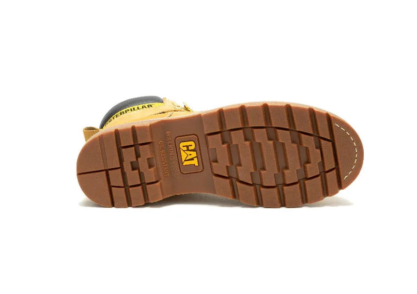 CATERPILLAR SECOND SHIFT ANSI F2413-11 I/75 C/75 P91659 HONEY NUBUCK STEEL TOE WATERPROOF WORK BOOTS - Image 2