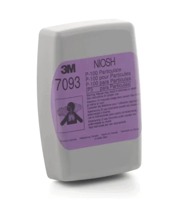 3M 7093 P100 PARTICULATE FILTER CARTRIDGE (FOR 6000 / 7000 SERIES RESPIRATORS)