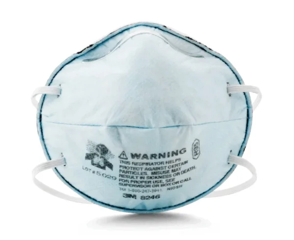 3M 8246 R95 DISPOSABLE PARTICULATE RESPIRATOR (MASK) WITH ACID GAS RELIEF
