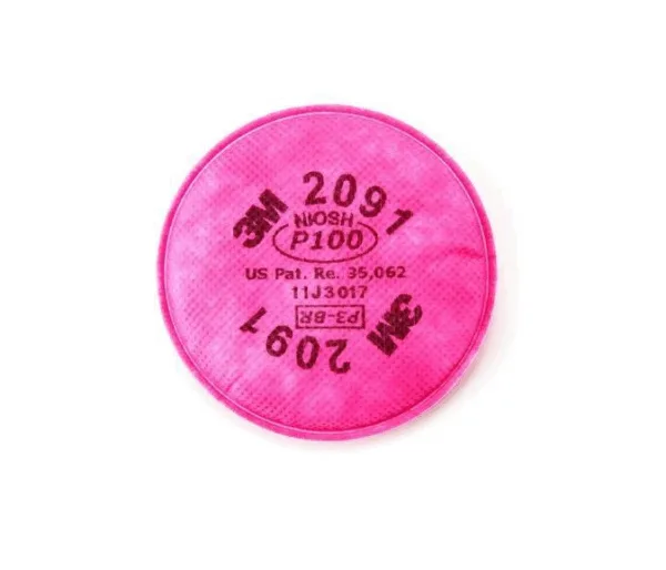 3M 2091 P100 PARTICULATE FILTER (FOR 6000/7000 SERIES RESPIRATORS)