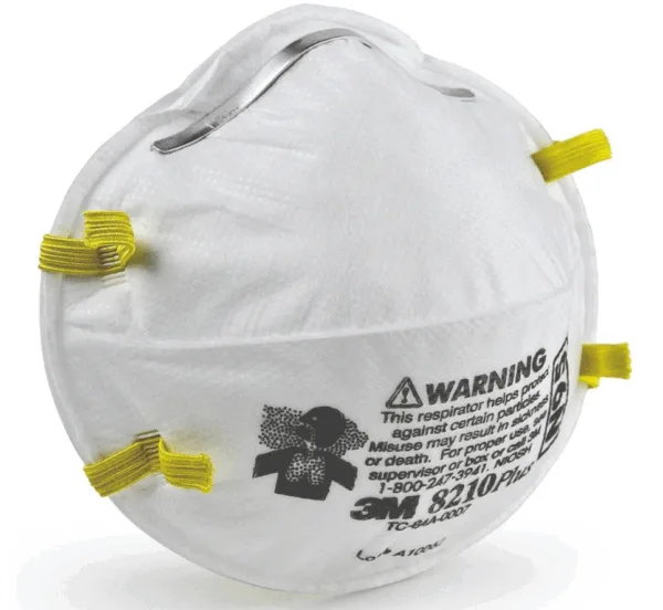 3M 8210 N95 DISPOSABLE PARTICULATE RESPIRATOR (MASK)