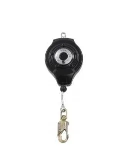 P+P RIGGA 15R INERTIAL REEL FALL ARRESTER WITH 5MM GALVANISED CABLE, 15M C/W SNAP HOOK & FALL INDICATOR - Image 2