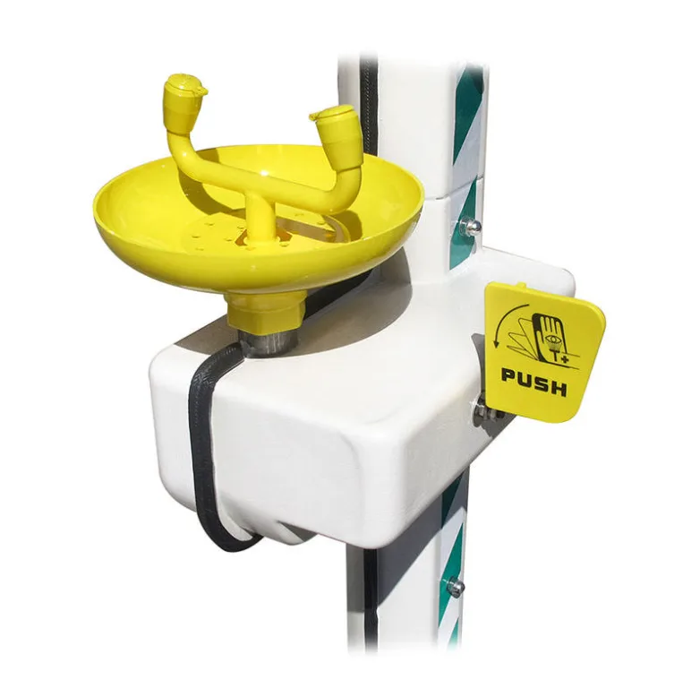 CABLE HEATED EMERGENCY SHOWER & EYEWASH - Image 2